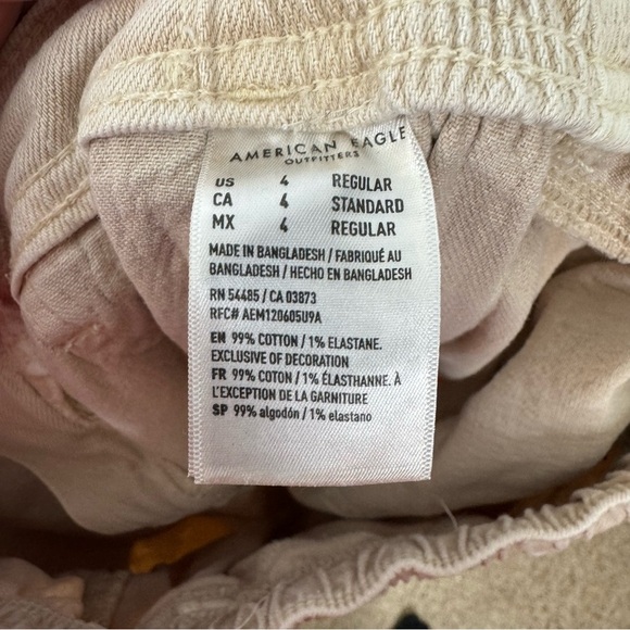 American Eagle Tomgirl Utility Jogger Ankle Pants Size 4 - Picture 2 of 5